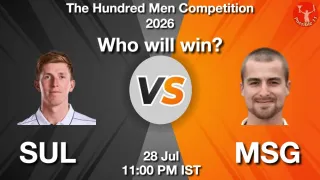 Will SUL (Sunrisers Leeds) win?