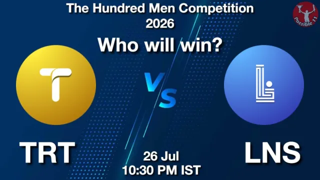 The Hundred Men 2026: Match 8, TRT
