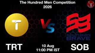TRT vs SOB 2026