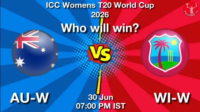 Who will win AUS-W vs WI-W 1st