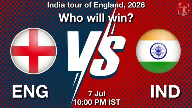 Who will win Today IND vs ENG