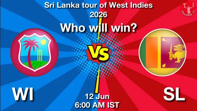 WI vs SL 1st T20I, Match Prediction: