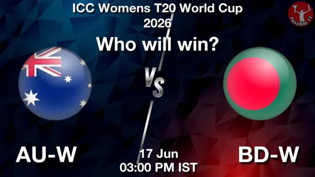 Women T20 World Cup 2026: AUS-W vs