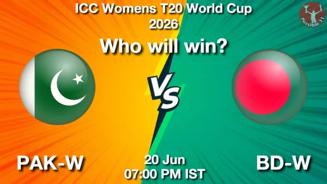 Women T20 World Cup 2026: PAK W