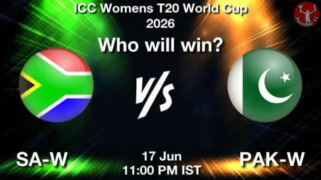 Women T20 World Cup 2026: SA-W vs