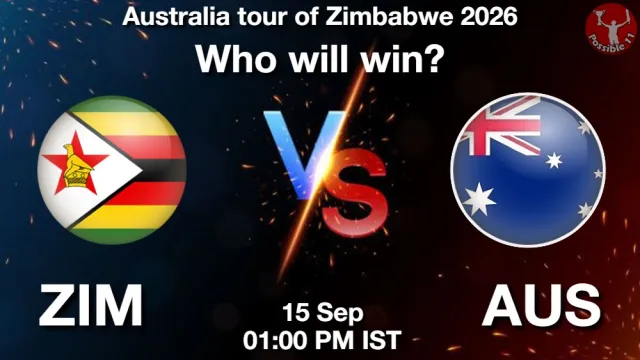 ZIM vs AUS 1st ODI Match Prediction: