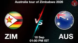 ZIM vs AUS 2nd