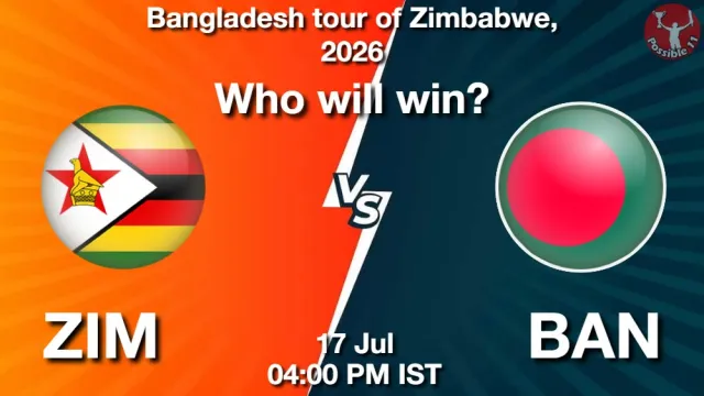ZIM vs BAN 2nd T20I Match Prediction: