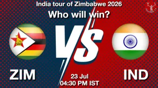 ZIM vs IND 1st