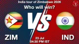 ZIM vs IND 1st