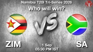 ZIM vs SA Today