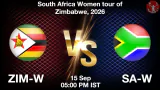 ZIM-W vs SA-W 4th