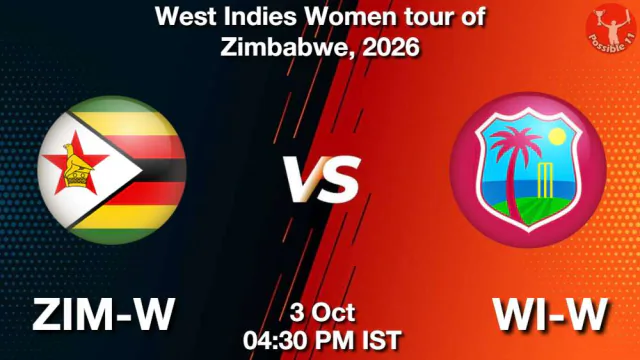 ZIM-W बनाम WI-W 1st T20I 2026 मैच