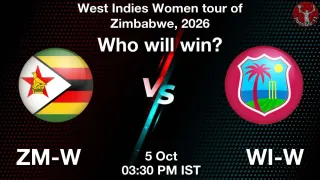 ZIM-W vs WI-W 2nd