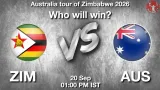 Zimbabwe vs Australia 3rd