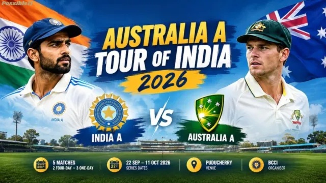 Australia A tour of India 2026
