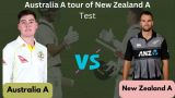 Australia A tour of New Zealand 2023