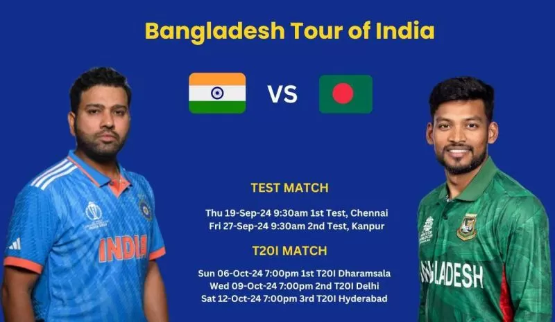 Bangladesh tour of India 2024