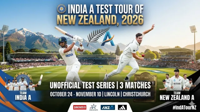 India A tour of New Zealand, 2026