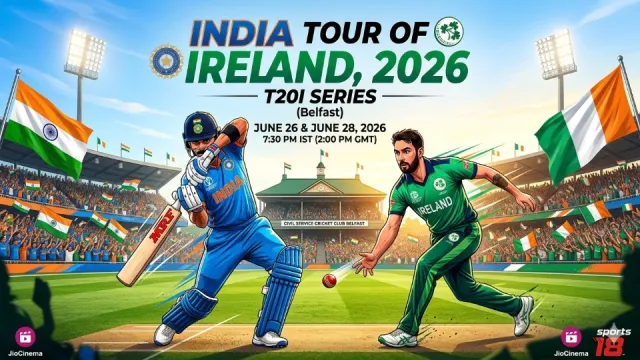 India tour of Ireland, 2026