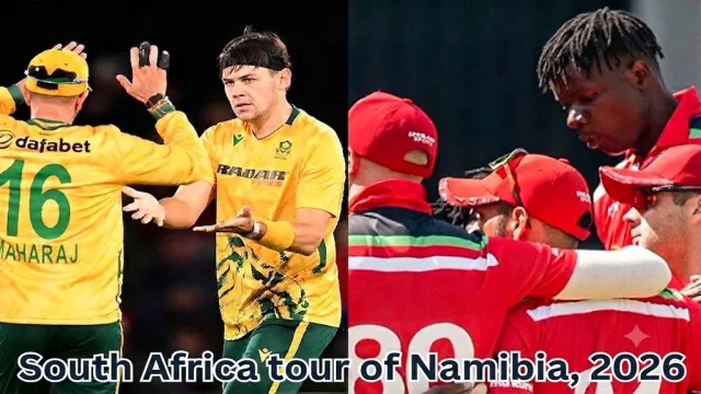 South Africa tour of Namibia, 2026