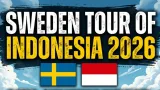 Sweden tour of Indonesia, 2026
