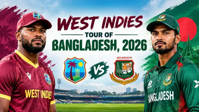 West Indies tour of Bangladesh, 2026