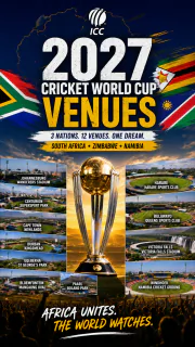 2027 ICC Cricket World Cup Venues 