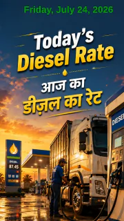Diesel Rate Today in India –