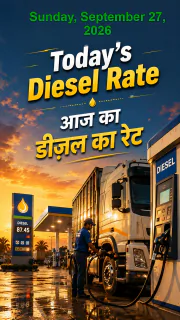 Diesel Rate Today in India –