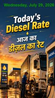 Diesel Rate Today in India –