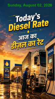 Diesel Rate Today in India –