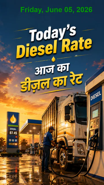 Diesel Rate Today in India Picture