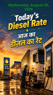 Diesel Rate Today in India –