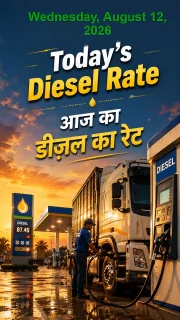 Diesel Rate Today in India –
