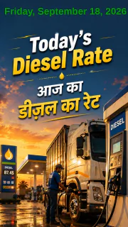 Diesel Rate Today in India –