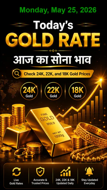 Gold Rate Today (25 May Picture