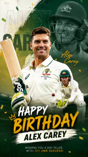 Happy Birthday Alex Carey