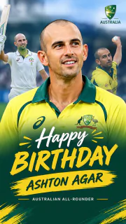 Happy Birthday Ashton Agar: 5 Interesting