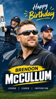 Happy Birthday Brendon McCullum: The Man