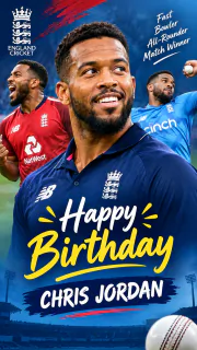 Happy Birthday Chris Jordan: England’s Explosive
