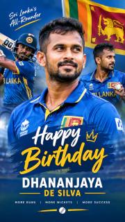 Happy Birthday Dhananjaya de Silva