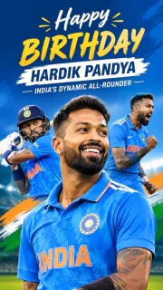 Happy Birthday Hardik Pandya: Indias Dynamic