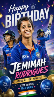 Happy Birthday Jemimah Rodrigues
