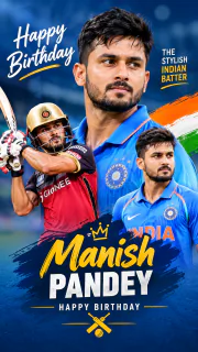 Happy Birthday Manish Pandey — The