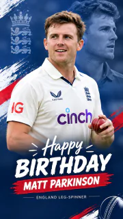 Happy Birthday Matt Parkinson: 5 Things