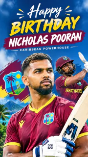 Happy Birthday Nicholas Pooran: Caribbean Powerhouse