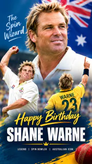 Happy Birthday, Shane Warne — The