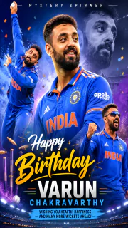 Happy Birthday Varun Chakravarthy