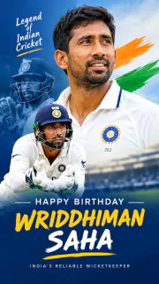 Happy Birthday Wriddhiman Saha: The Reliable